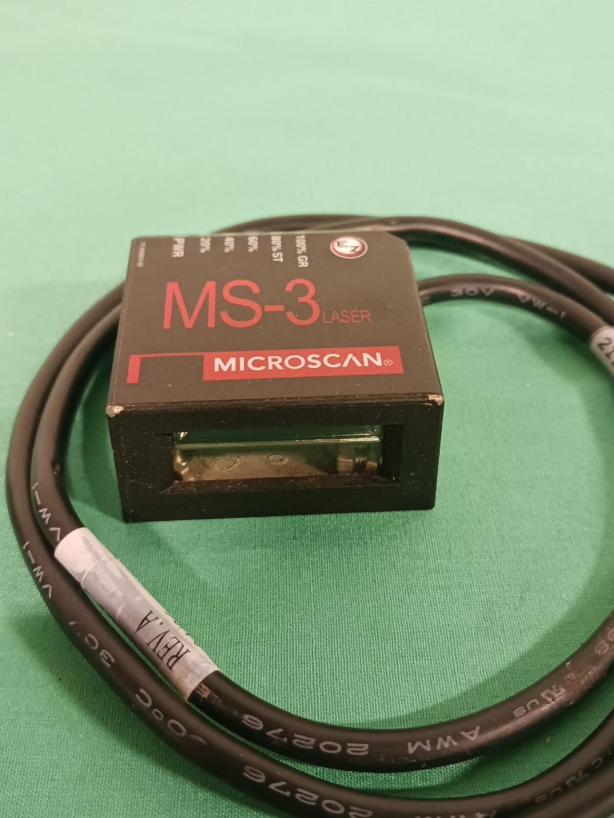 Microscan MS-3 Compact Laser Barcode Scanner FIS-0003-0002G
