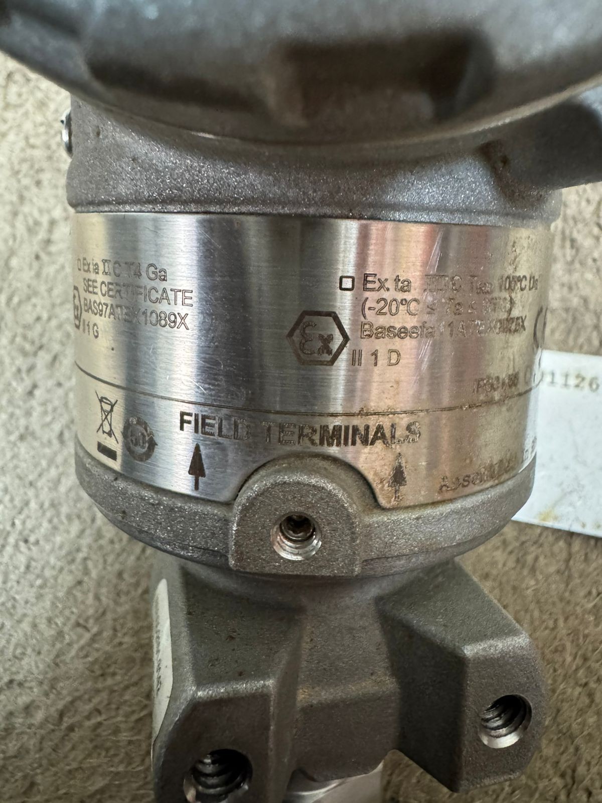 Rosemount / Pressure Transmitter / 3051TG4 / WP 3705PSI-256BAR / Cal. 0-150BAR G