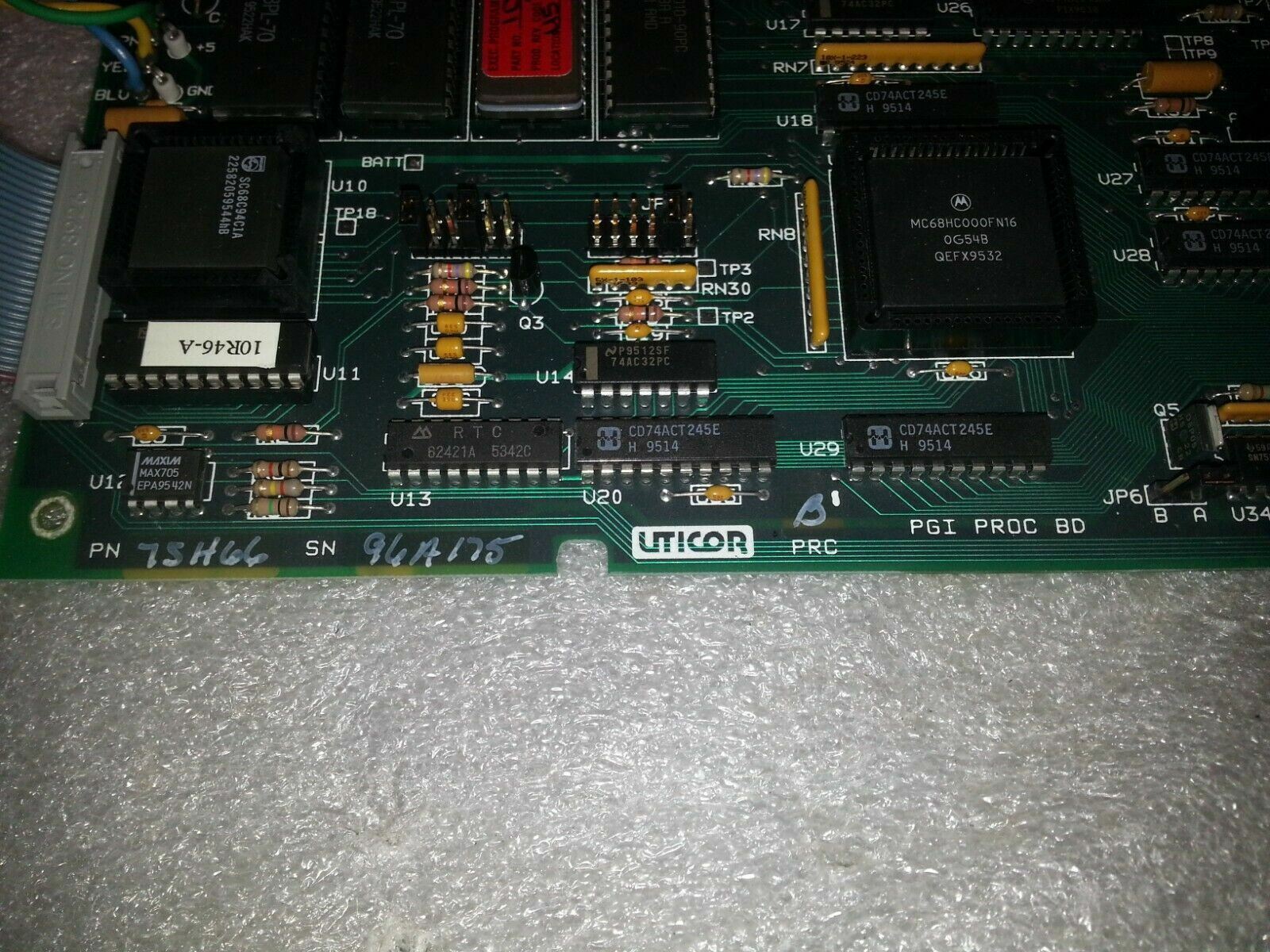UTICOR 94A175 75H66 1095 ESS-M-0 60E20-1A