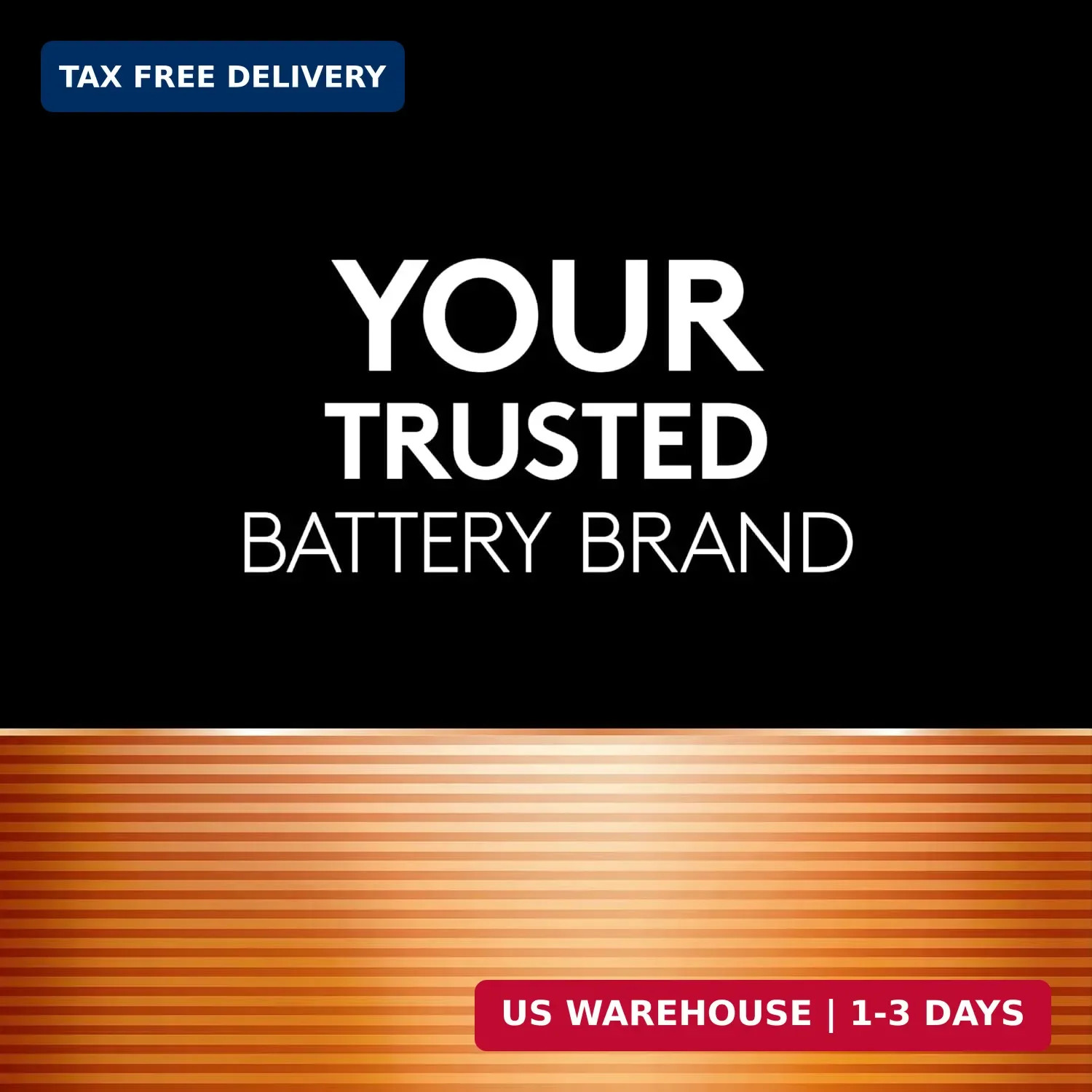 Duracell Coppertop Double AA Batteries with Power Boost Ingredients, 4 Count (Pa