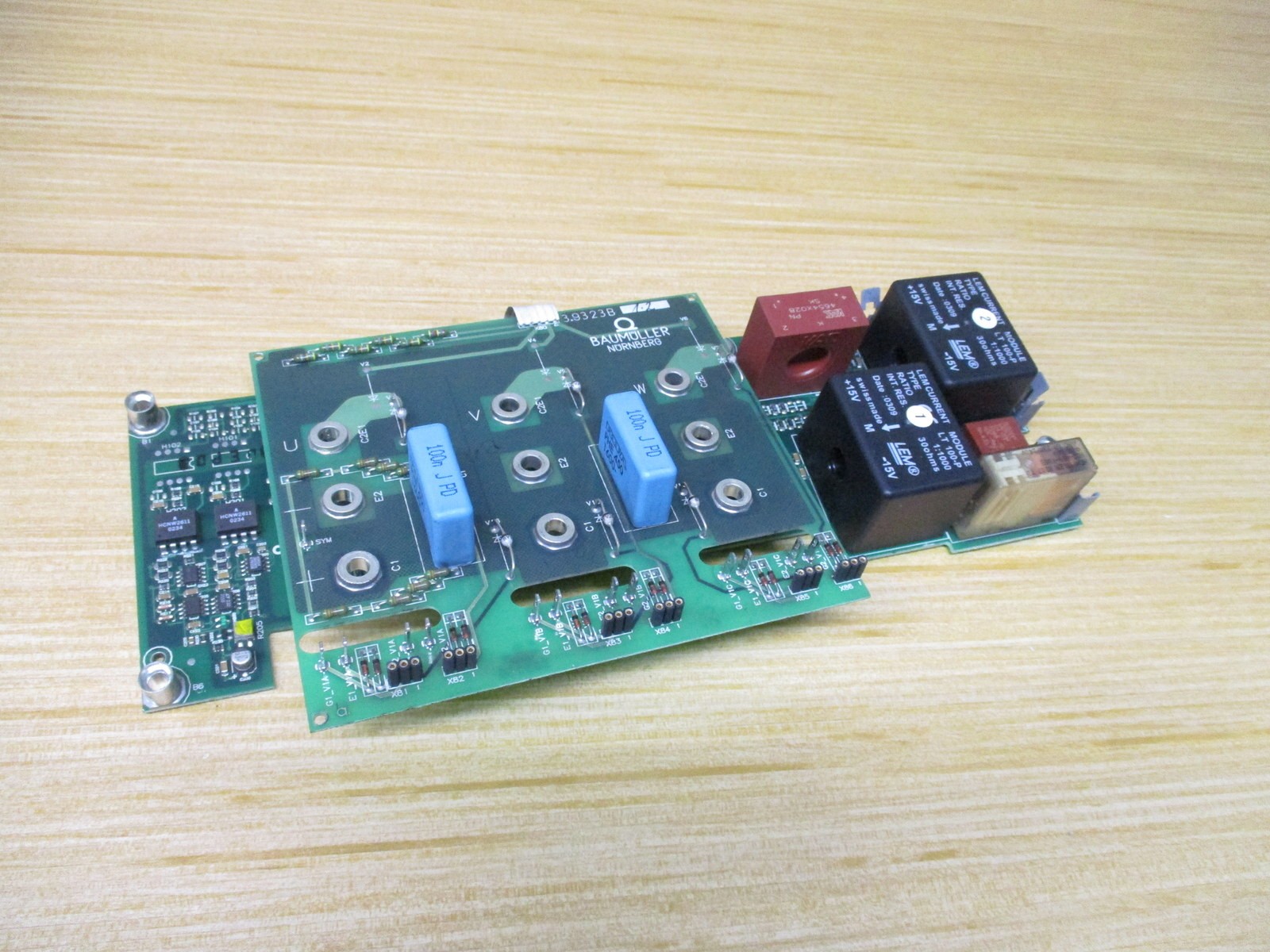 Baumuller 3.9316F Circuit Board 39316F 11.8; W/ 3.9323B Board (Pack of 3)