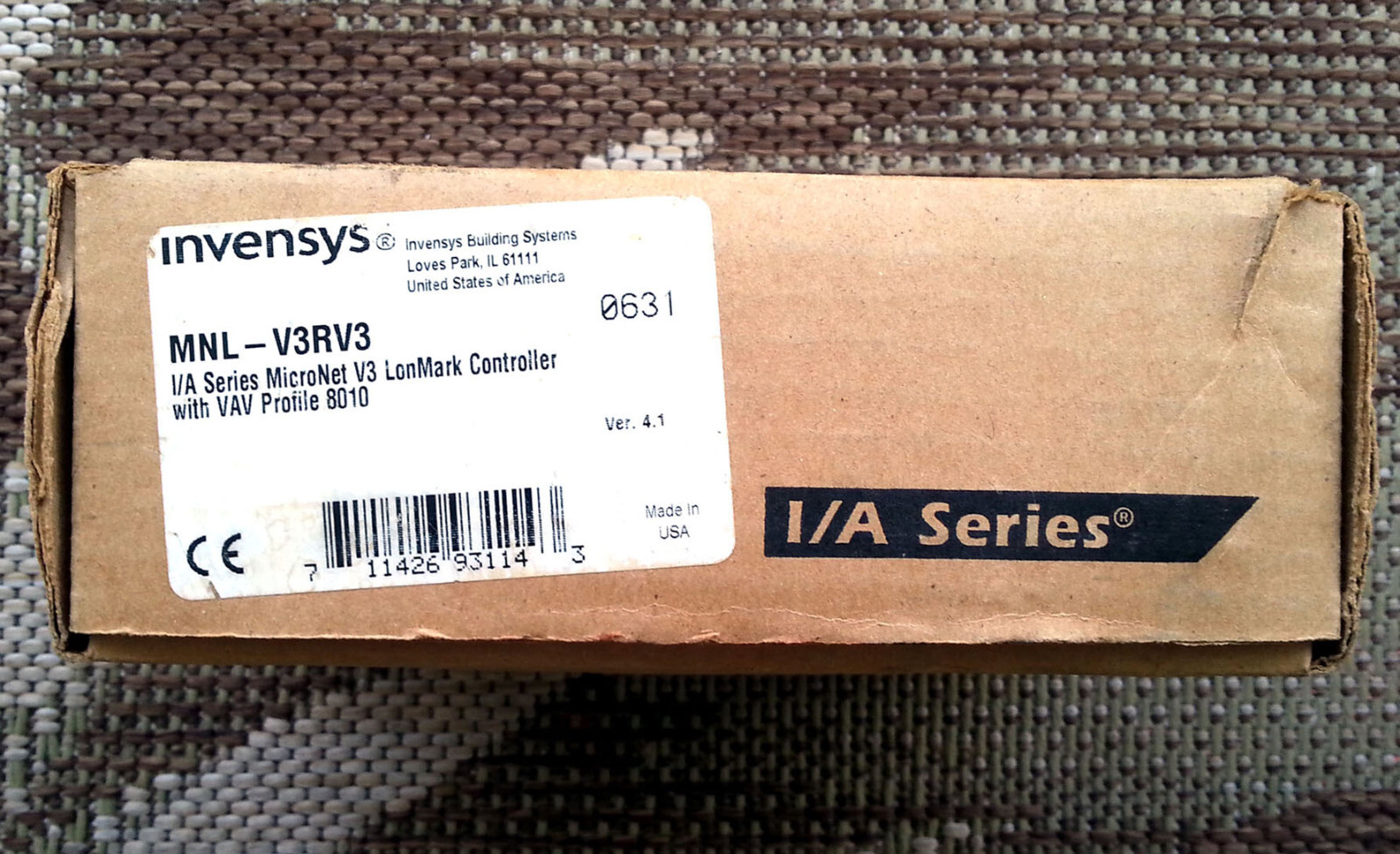 Schneider / TAC / Invensys I/A Series MNL-V3RV3 VAV MicroNet LonMark Controller
