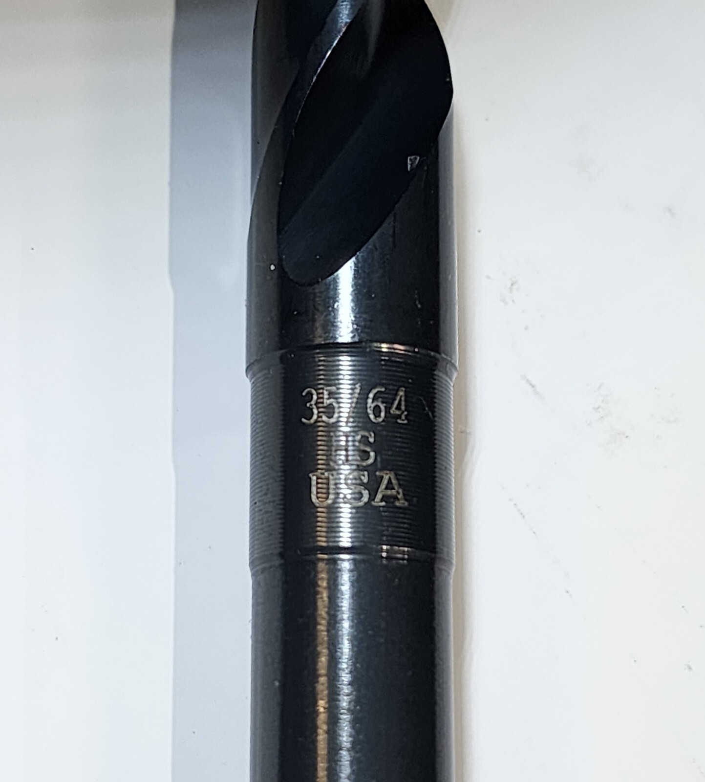 35/64 Hss Reduced 1/2″ Shank Drill 118° Point 3″ LOC 6″ OAL New Cle-Line USA
