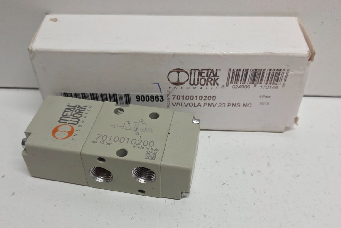 NEW IN BOX! METAL WORK PNUEUMATIC 3/2 1/8″ PILOT OPERATED VALVE 7010010200