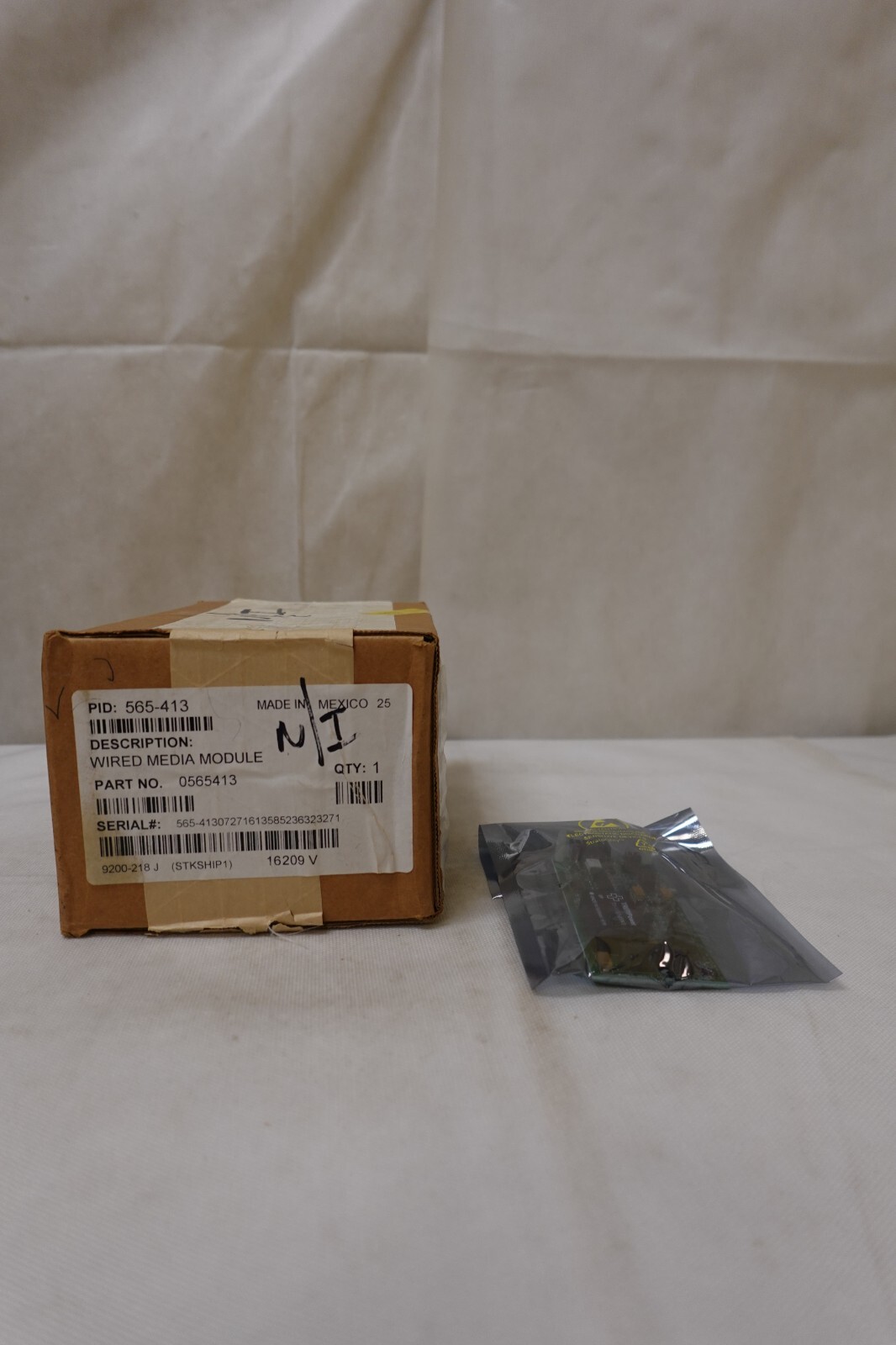 Simplex Tyco – Fire Alarm Wired Media Module PCB Assy – 0565413 / 565-413 ~ NIB