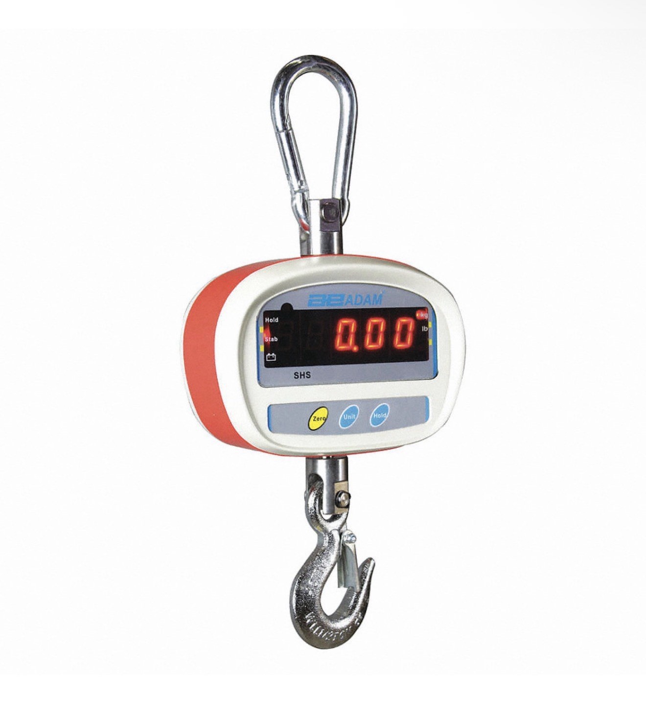 ADAM EQUIPMENT SHS 100A Crane Scale,LED,50kg/100 lb. Cap. 19YN63