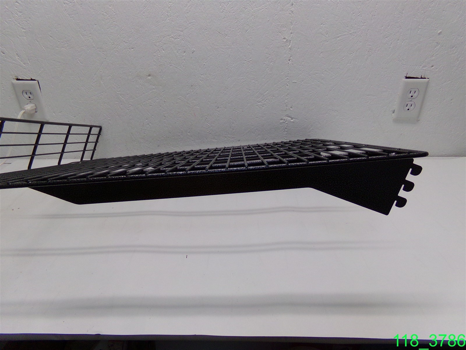 QTY=5: MARCO WIRE SHELF WITH 2 TRACK & ALIGNMNT PIN HOLE BAK-1138BVB- NEW