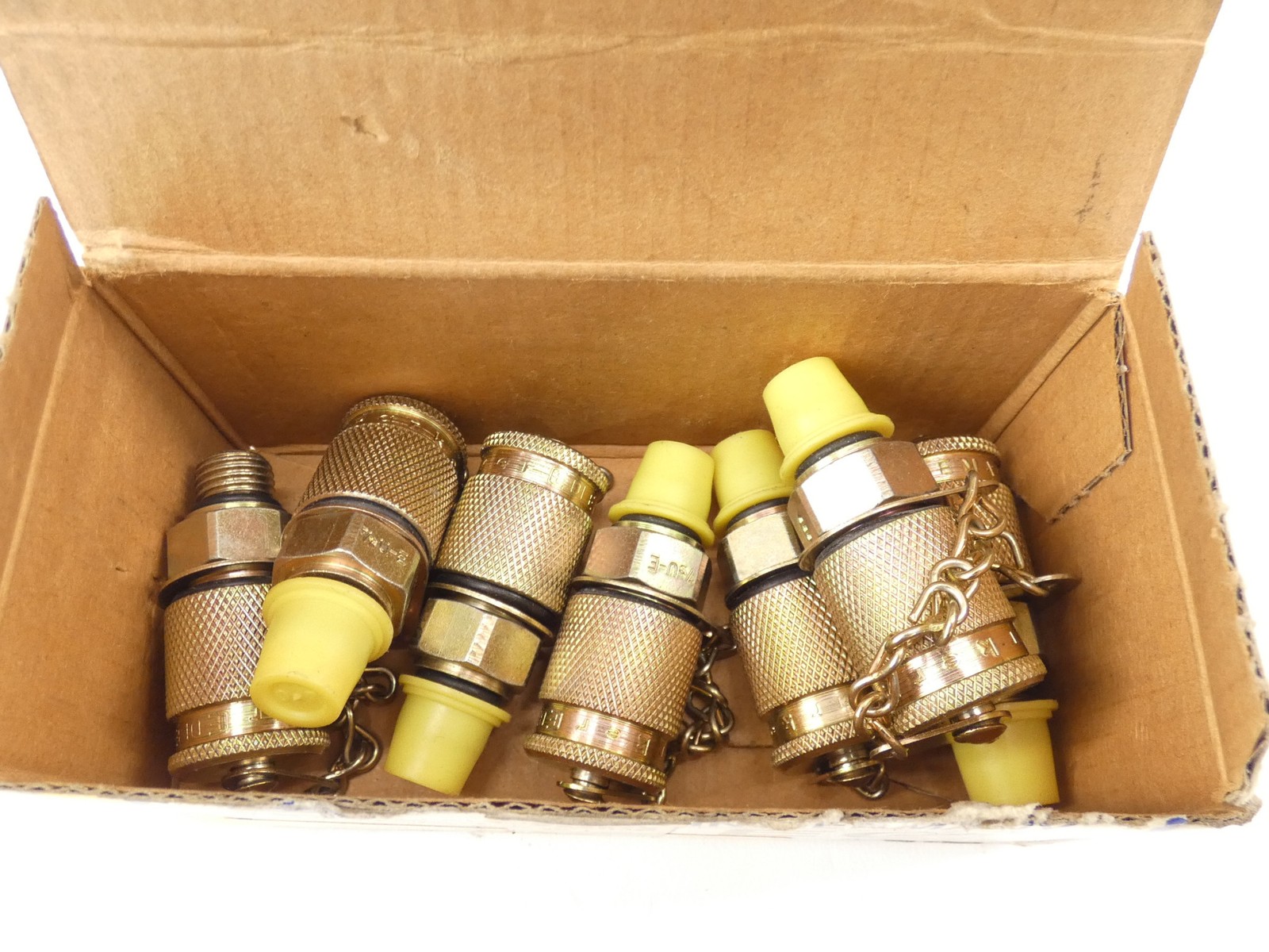 *Box of 7* Parker EMA3 7/16-20UNFKPL Ermeto Hydraulic Test Fitting Connector …