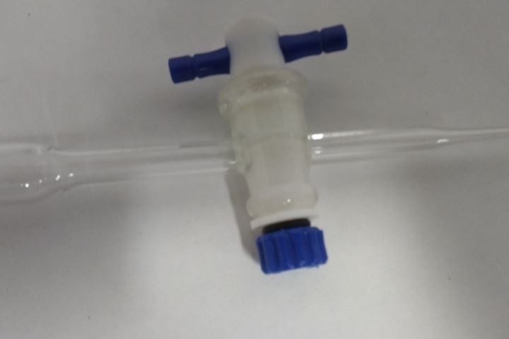 Lab Safety Supply 6CDP6 3 Pk 50 mL / 1.7 Fl Oz Capacity Straight Bore Buret