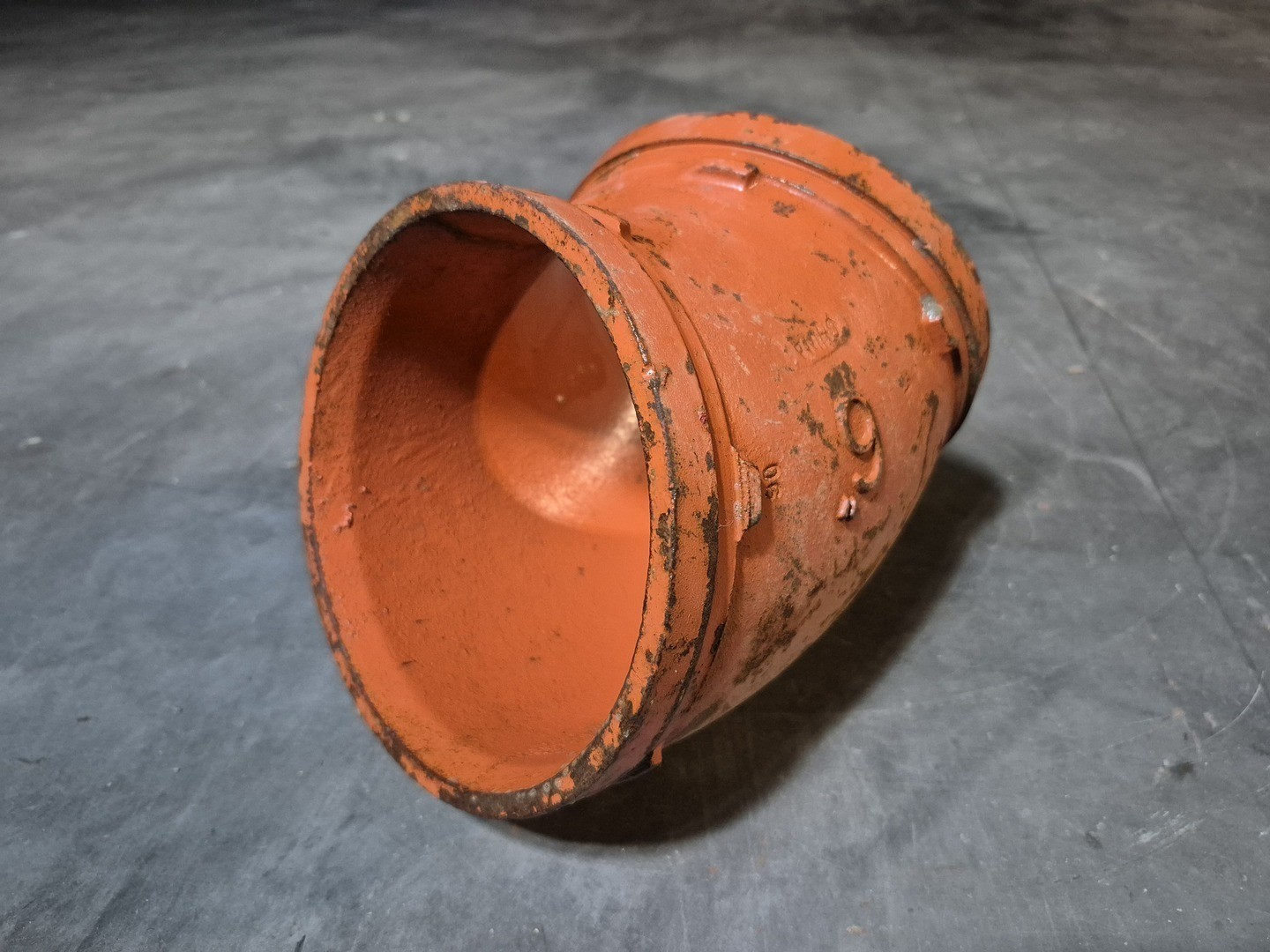 SHURJOINT 7111 6″ Grooved 45° Elbow Fitting, Ptd. Orange – Parts & Components