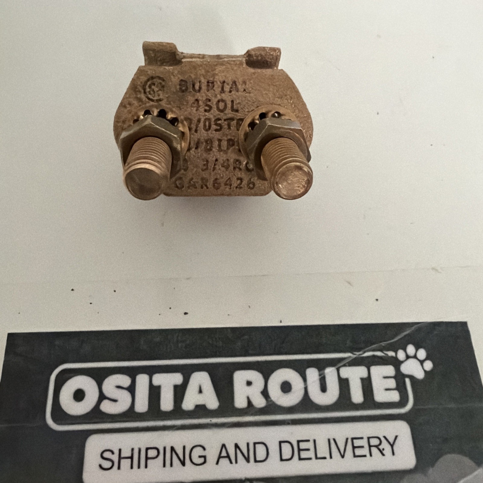 BURIAL GROUNDING CONNECTOR COPPER ALLOY 4 SOL-2/0 STR 1/2 ROD 1/4 IPS