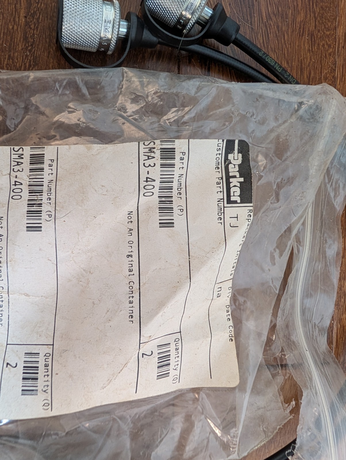 NEW PARKER SMA3-400 HIGH PRESSURE COUPLING HOSE WITH M16 X2 CONNECTION, 17″ L