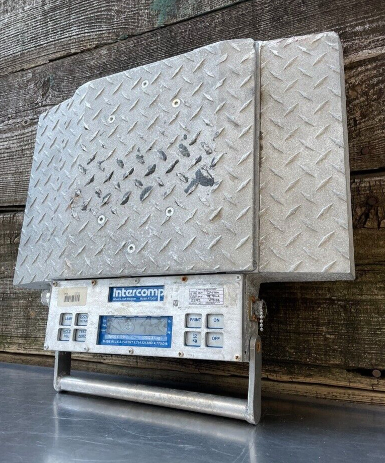 Intercomp PT300 Wheel Load 25,000 Portable Truck Scale *NO POWER* 100128-M
