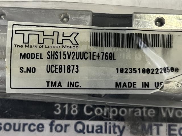 NEW THK Linear Guide Assembly – SHS15V2UUC1E+760L w/Warranty