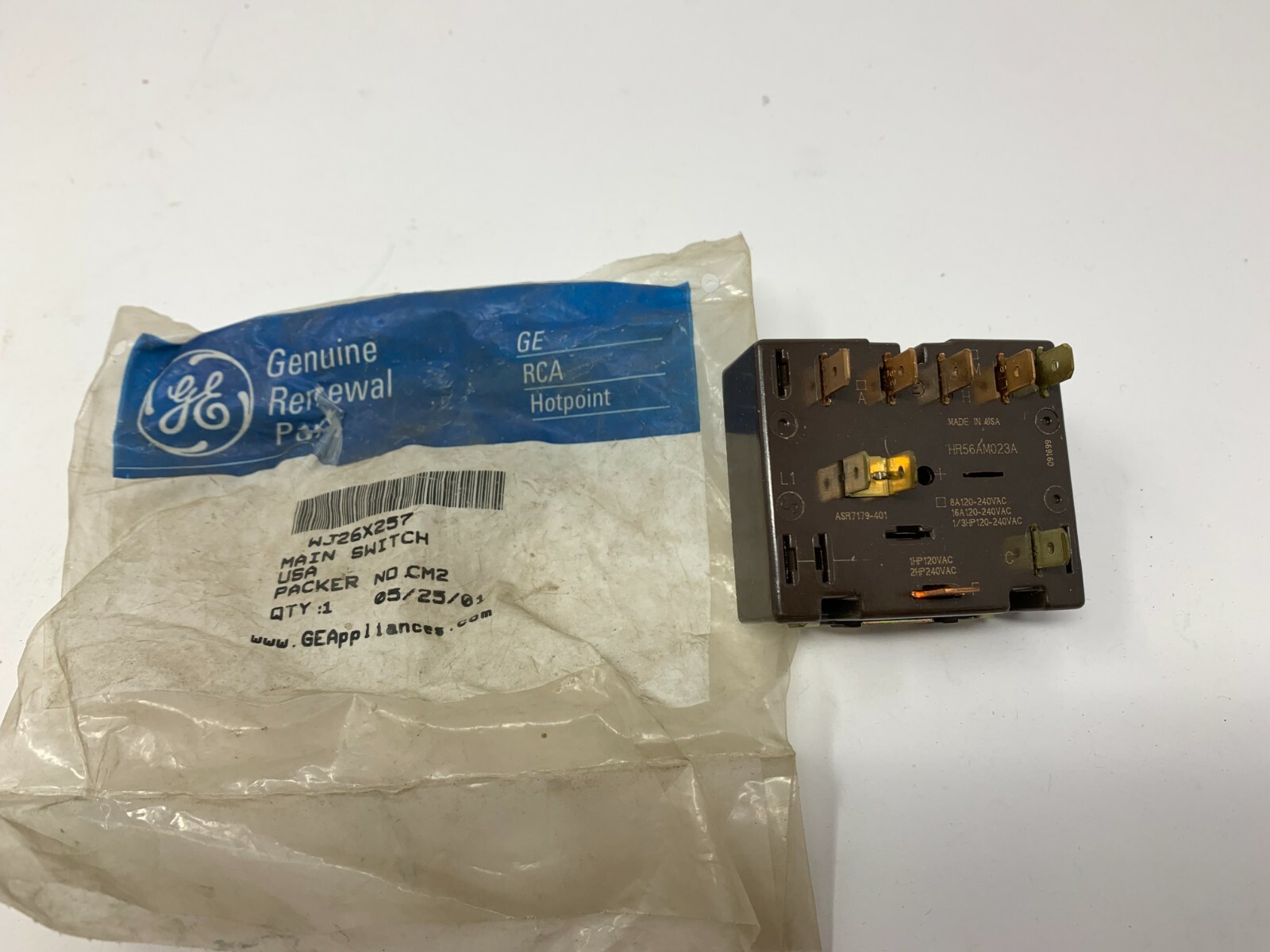 Carrier HR56AM023A Rotary Switch ASR7179-401 Fast Free Shipping!