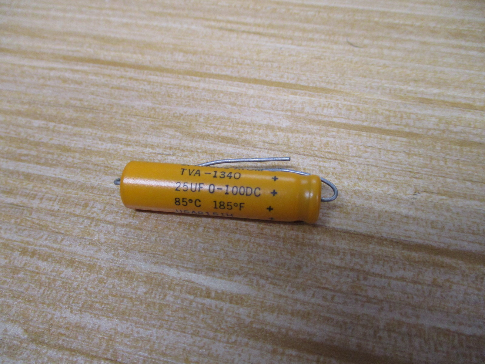 Sprague TVA-1340 Atom Capacitor 25UF 0-100DC (Pack of 9)