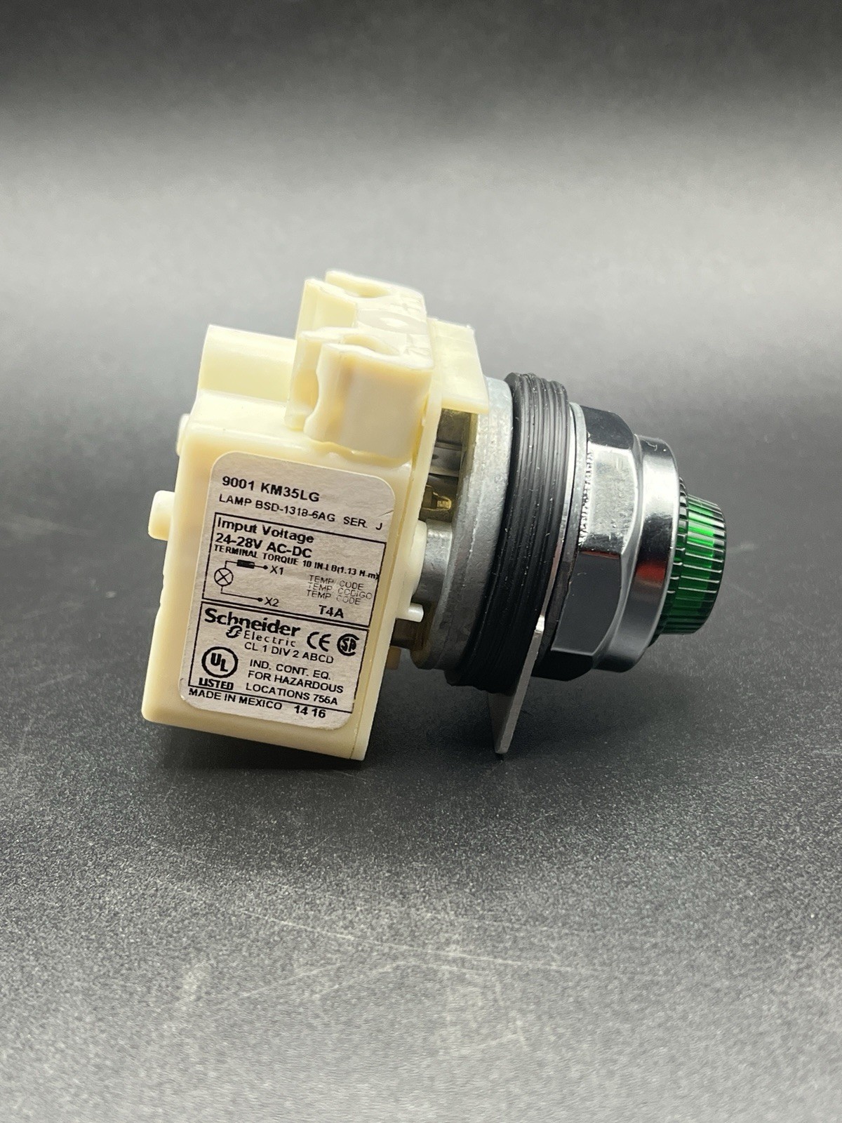 Schneider Electric 9001 KM35LG Pilot Light 24–28V AC/DC