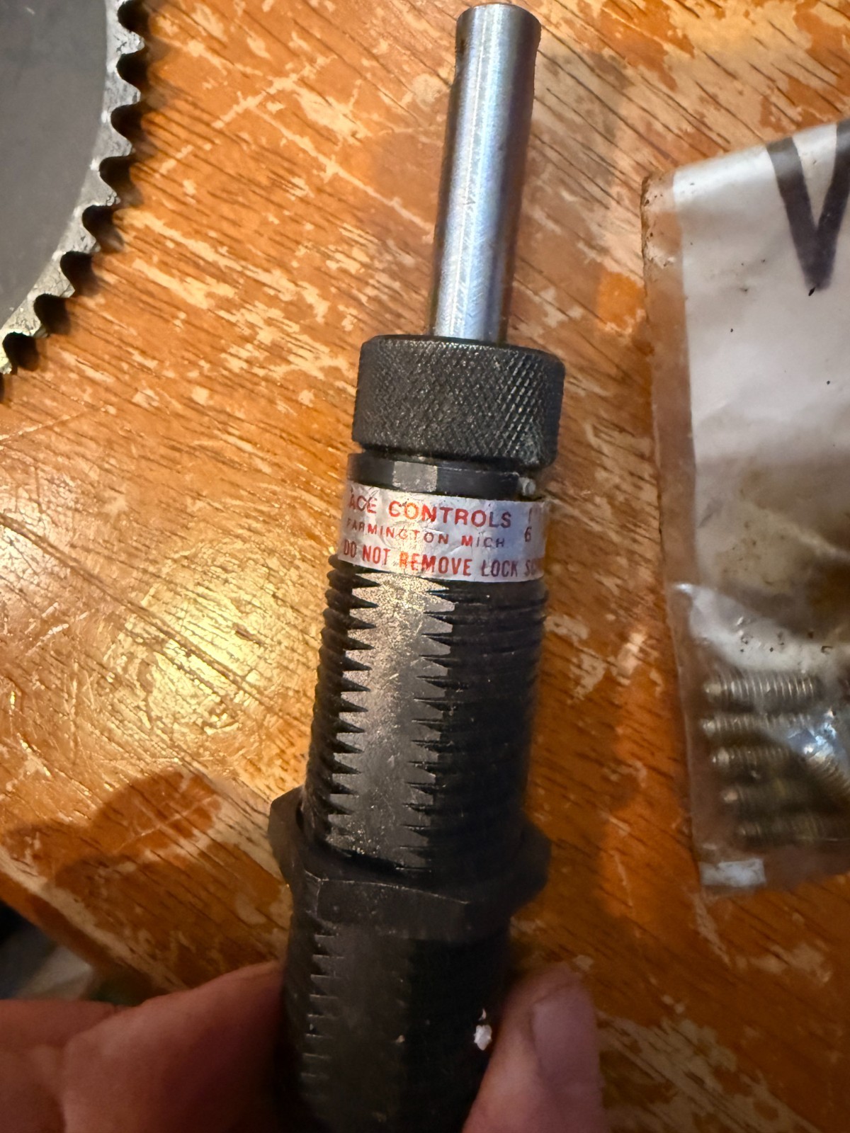 Ace Controls AS 3/8X1 Hydraulic Shock Absorber 1″ Stroke 3/8″ Shaft 3/8 x 1