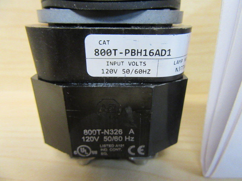 Allen Bradley 800T-PBH16AD1 Push Button Switch