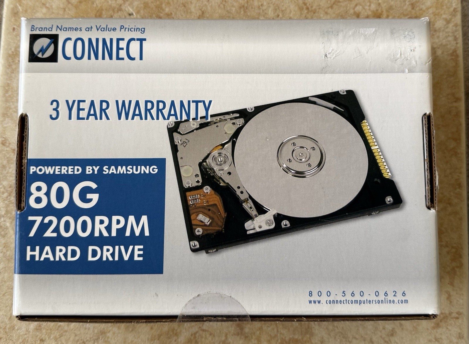 NEW SEALED! Samsung SP0842N SP0842N/DOM HDD 80GB/ 7200rpm/2M/PATA) – FREE SHIP!