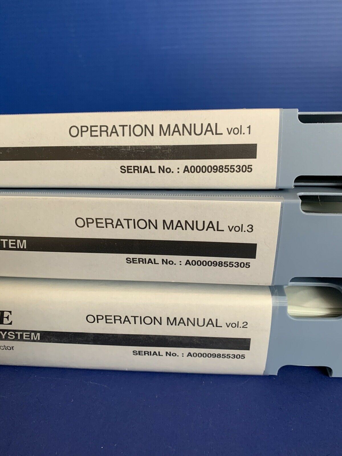 Tokyo Electron ALPHA-8S-E Vertical LP-CVD Operation Manual Volumes 1,2 & 3