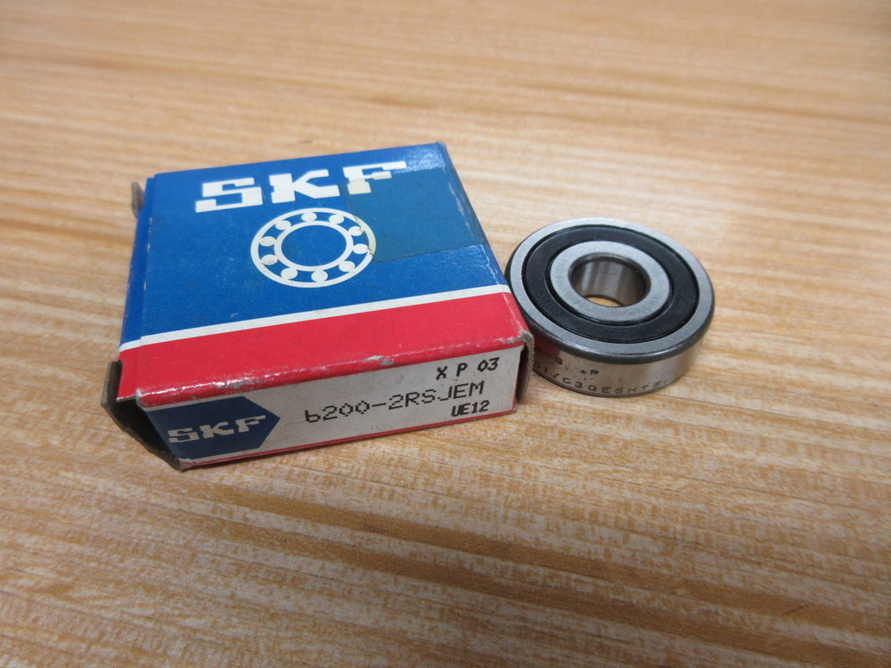 SKF 6200-2RSJEM Ball Bearing 6200-2RS1/C3QE6HT51 (Pack of 3)