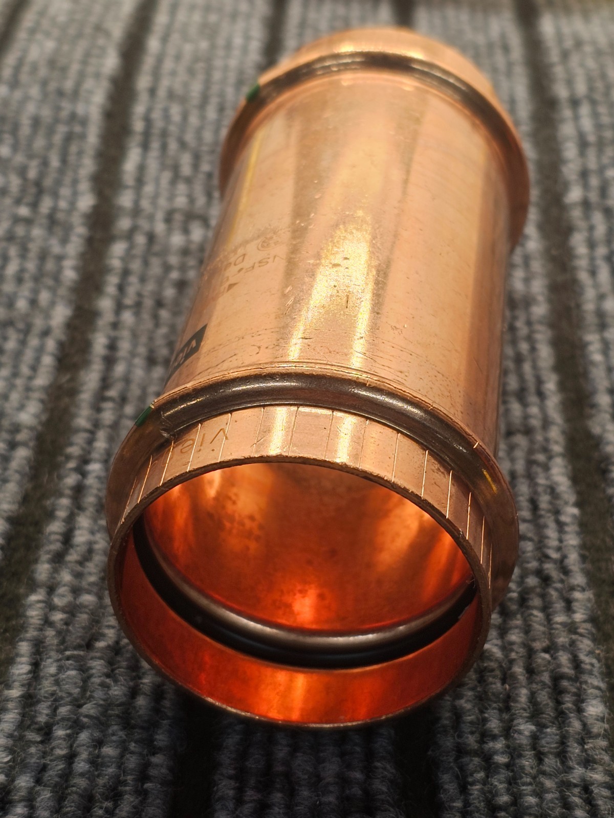 Viega 79030: Propress Extended Coupling No Stop, 2″ X 2″