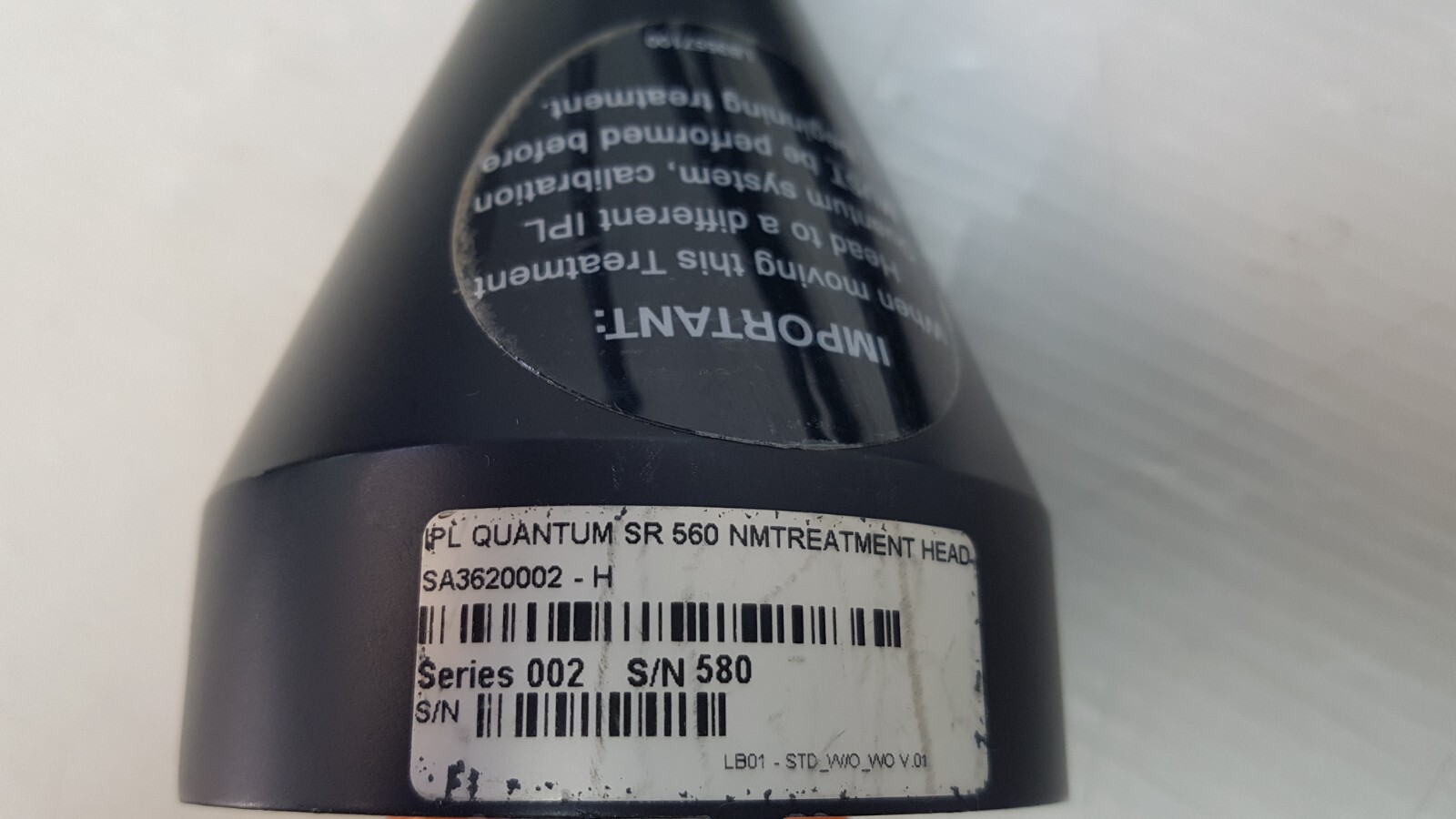 LUMENIS IPL QUANTUM SR 560 ASSY HEAD 560 NATULIGHT SA3636000-G SERIES 002 (2019)