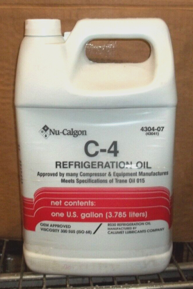 NU-CALGON 4304-07 430441 C-4 REFRIGERATION OIL 1 GALLON LUBRICANT (876)