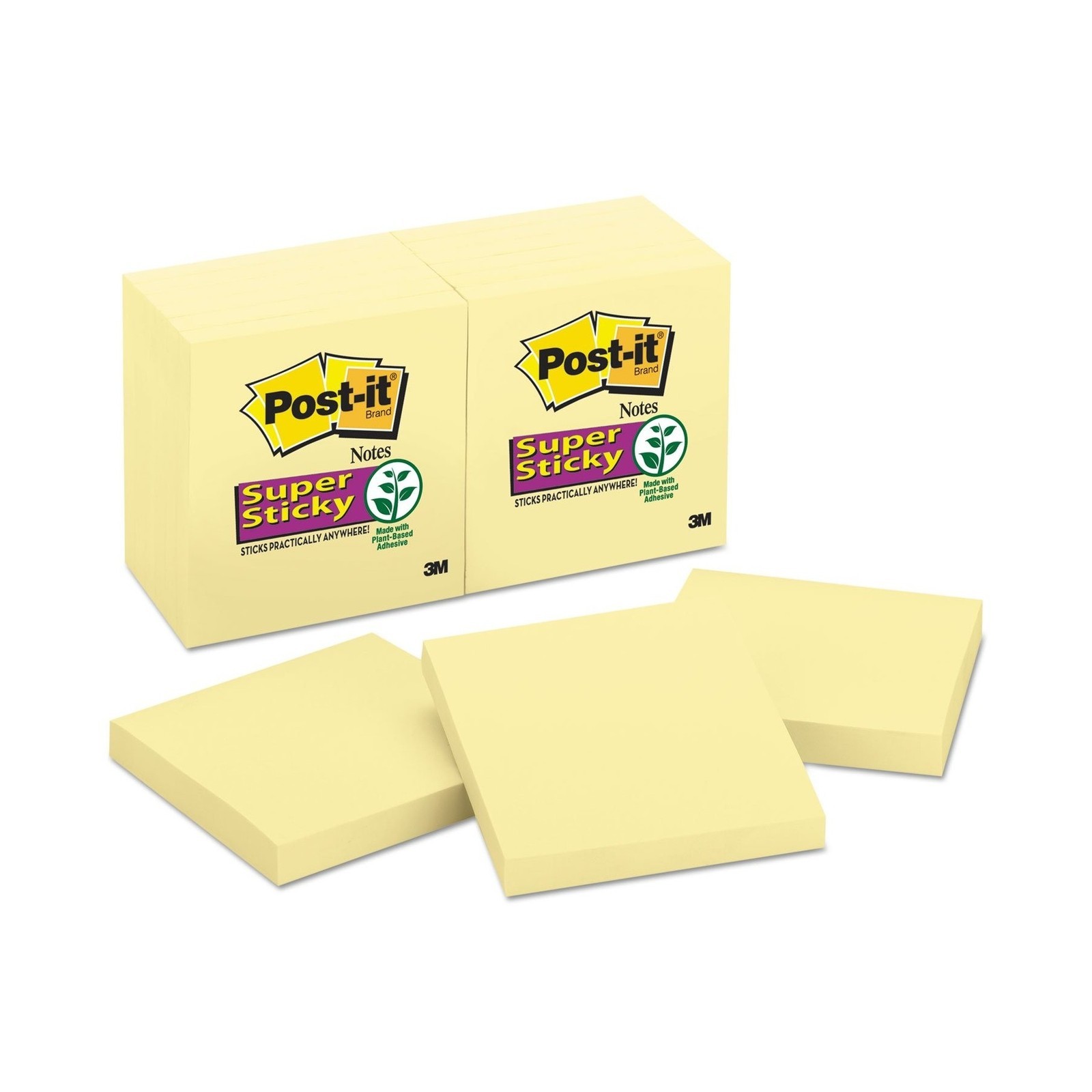 Post-it Super Sticky Notes, 12 Sticky Note Pads, 3 x 3 in., School Supplies, …
