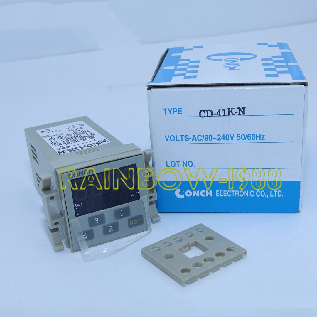 Digital counter CD-41K-N 4-digit, one-step fixed type meter counter FOR CONCH