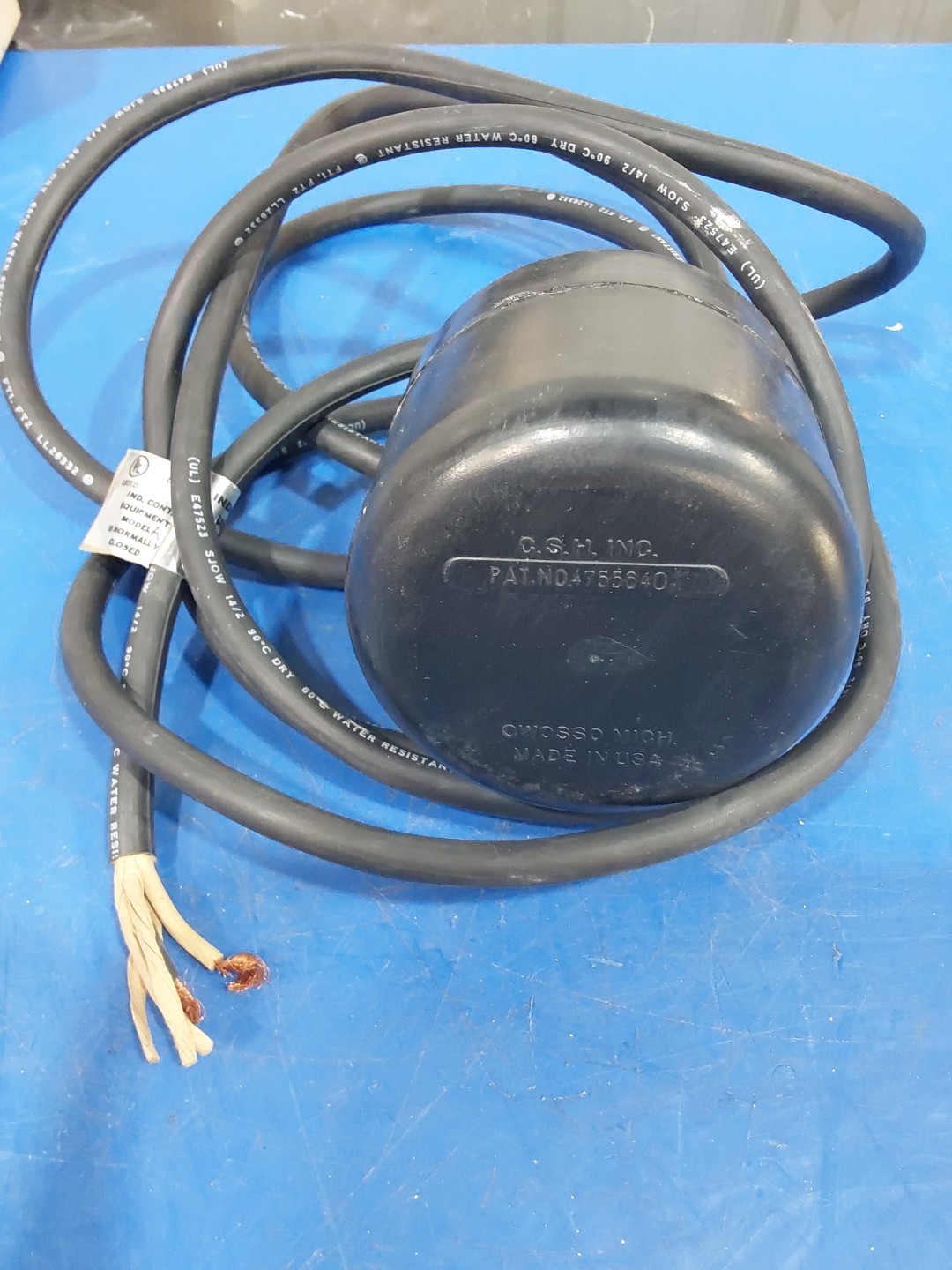 CHS Inc. 012M1A Mechanical Float Switch 15A 1/2HP – No Box
