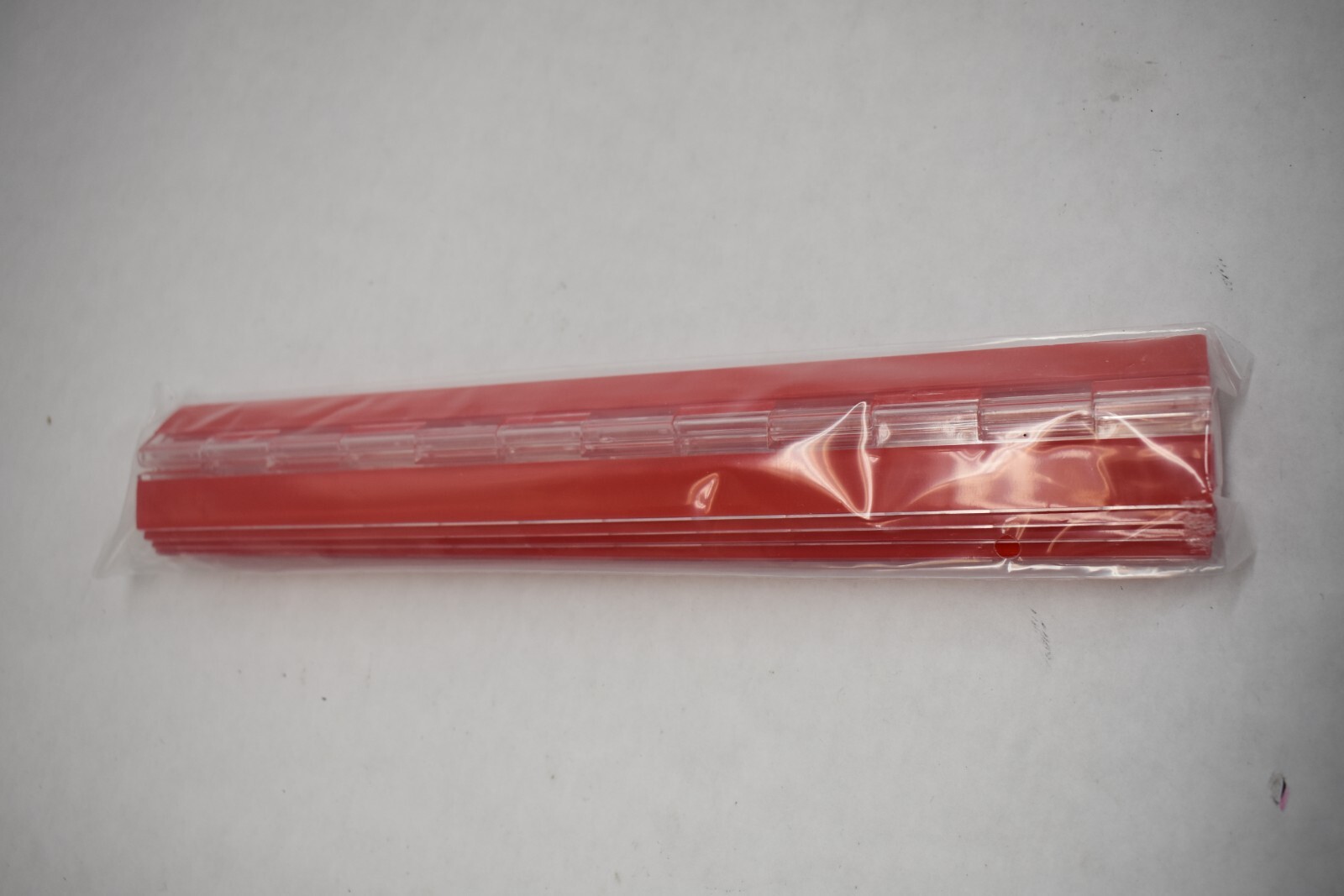 2 Piece Set of Acrylic 300 mm Continuous Piano Hinge 12″ Adhesive Hinges