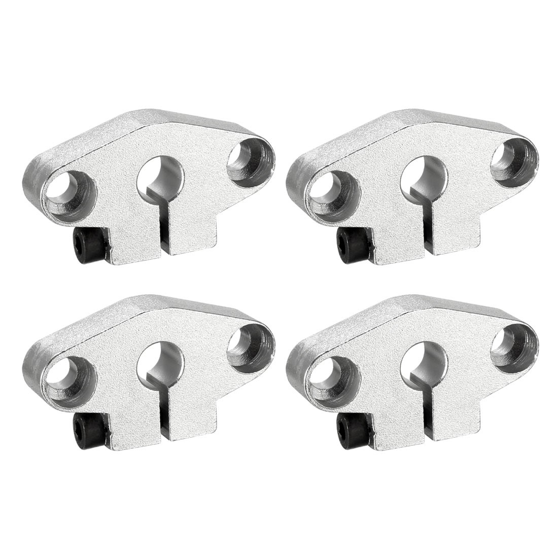 4 Pcs SHF8 Linear Motion Rail Clamping Rod Rail Guide Support for 8mm Dia Shaft