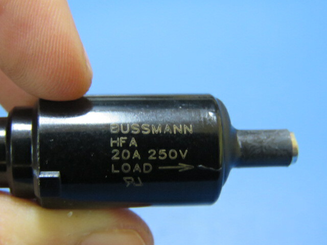 BUSSMANN HFA-R Qty of 1 per Lot FUSE HLDR CART 250V 20A IN LINE