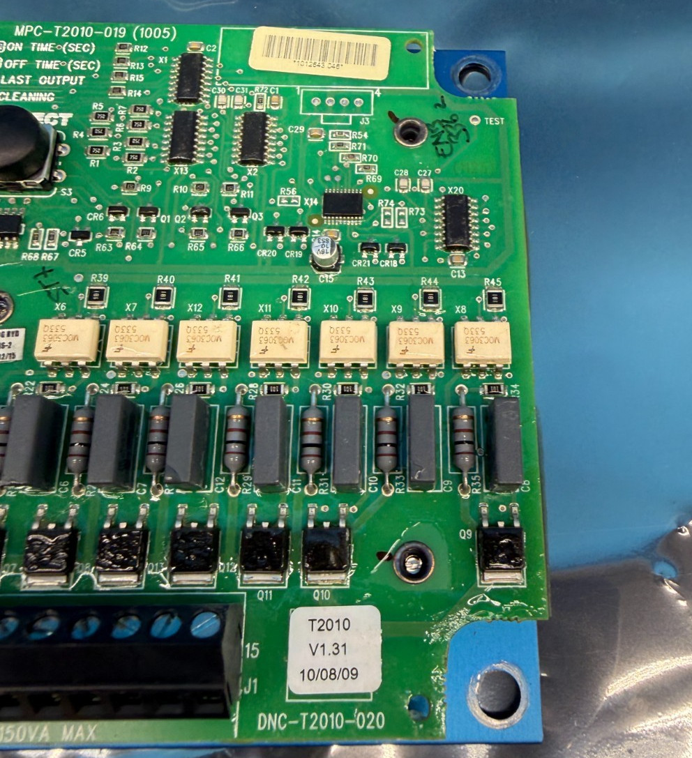 AMTEK NCC MPC-T2010-019 DNC-T2010-020 HVAC Control Board PCB V1.31