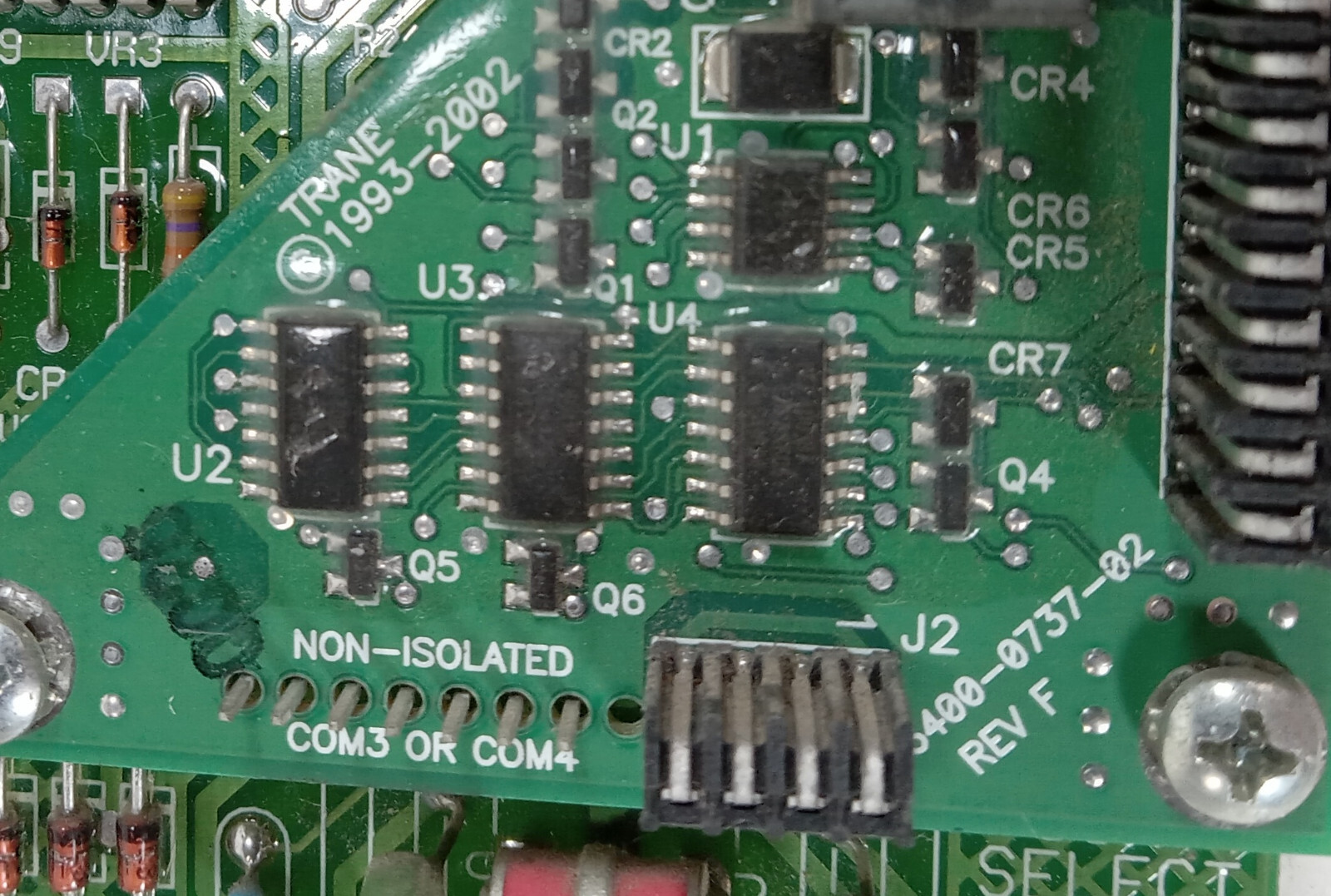 1 USED TRANE 6400-0851-01 ASSY 6400-0852-01 CIRCUIT BOARD W/ SUB **MAKE OFFER**