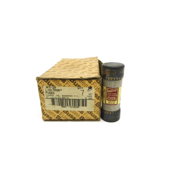 BUSSMANN JKS-20 600VAC 20A (PKG OF 7) (BR/PK) NSMP