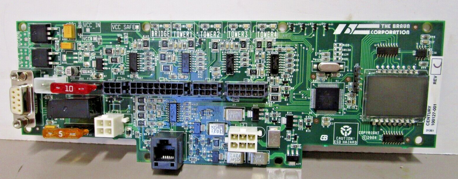 Braun Access Lift 100127-001 Control Board Card for Century Series