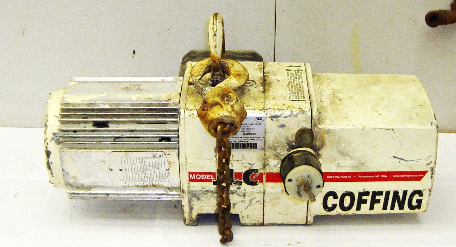 Coffing Hoist 1/2 Ton Model-JLC1016 3 10 16201LR