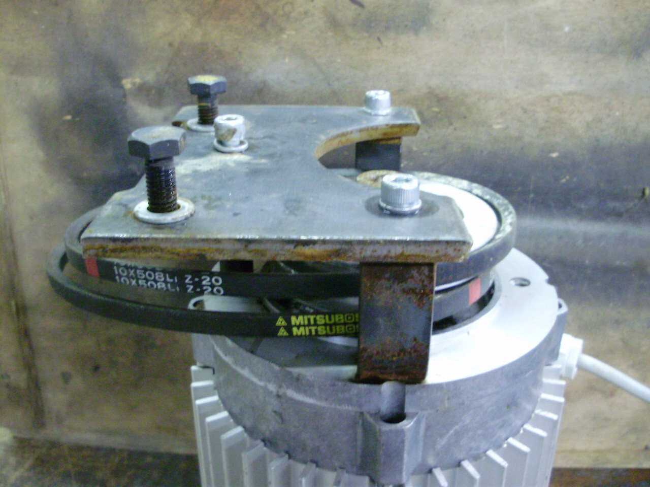 Bracket, FT Face Frame Mounting Flange Adaptor, Fits Hanning Electric Motor