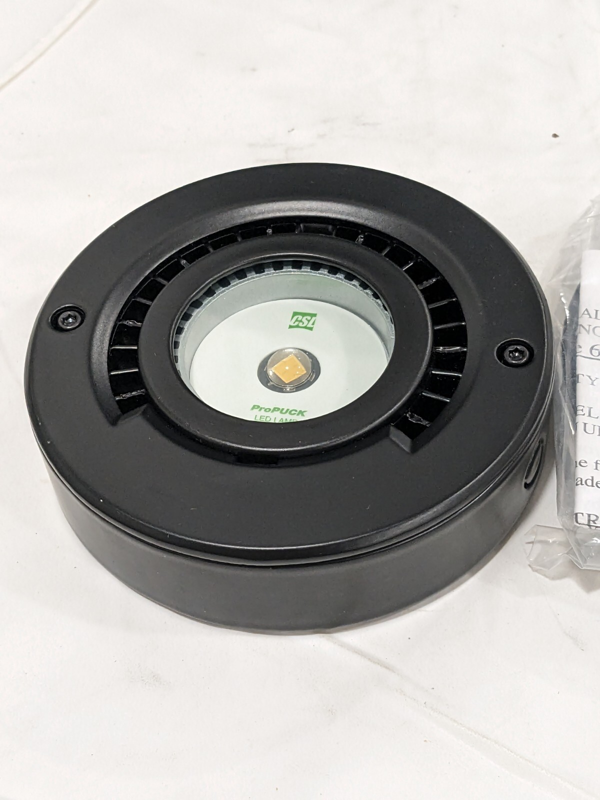 Pro Puck LED Black- 120V system. High Power 4 Watt PP-4WLED-BK