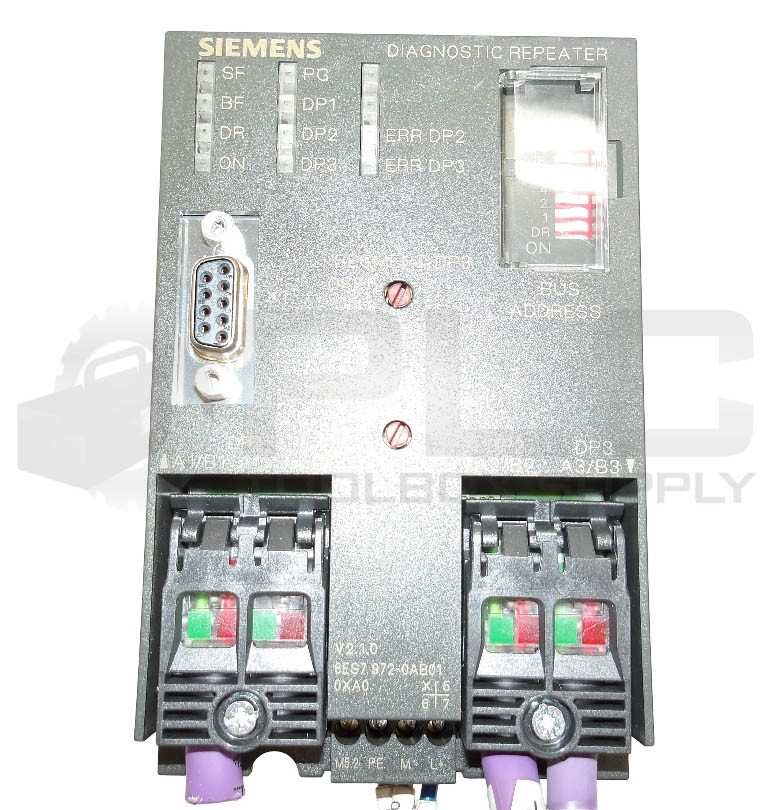 LOT OF 4 SIEMENS 6ES7 972-0AB01-0XA0 SIMATIC S7 DIAGNOSTIC REPEATER