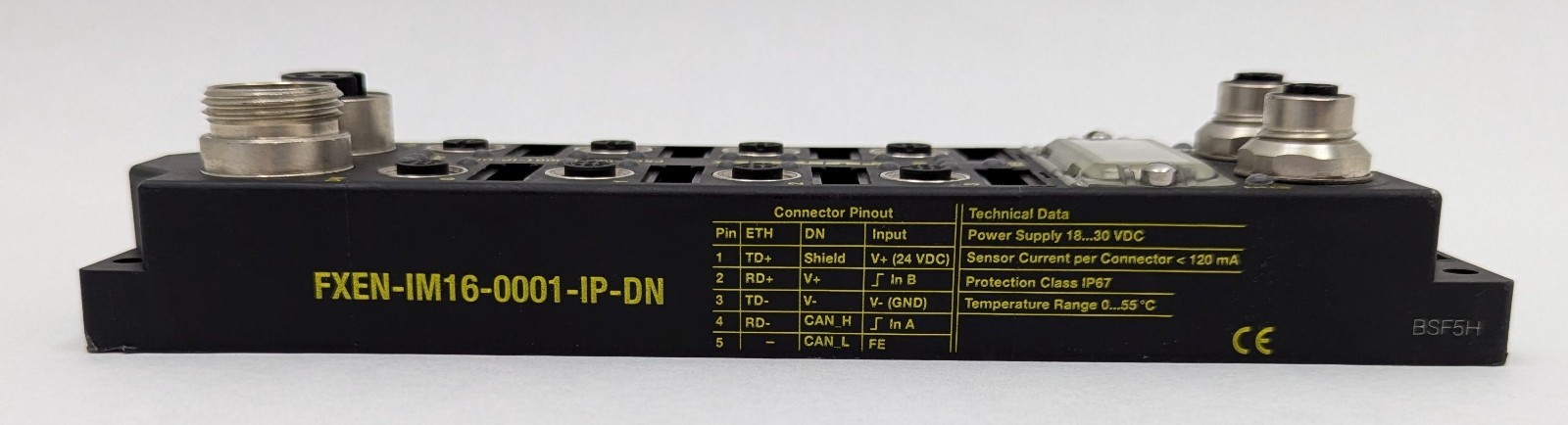 Turck FXEN-IM16-0001-IP-DN Compact Fieldbus I/O Module for Ethernet/IP DeviceNet