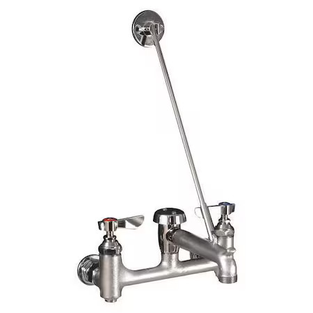 Dominion Faucets 77-9108 8″ Mount, 2 Hole Straight Service Sink Faucet