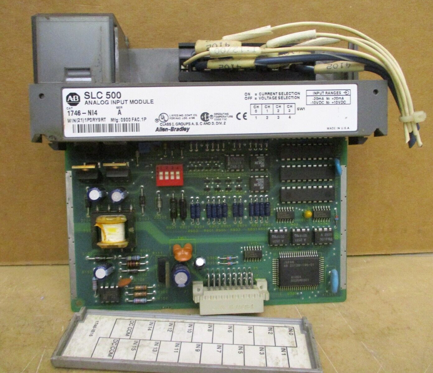 Allen-Bradley SLC 500 1746-P3 Ser A SLC 5/04 CPU 1747-L542 48667GN
