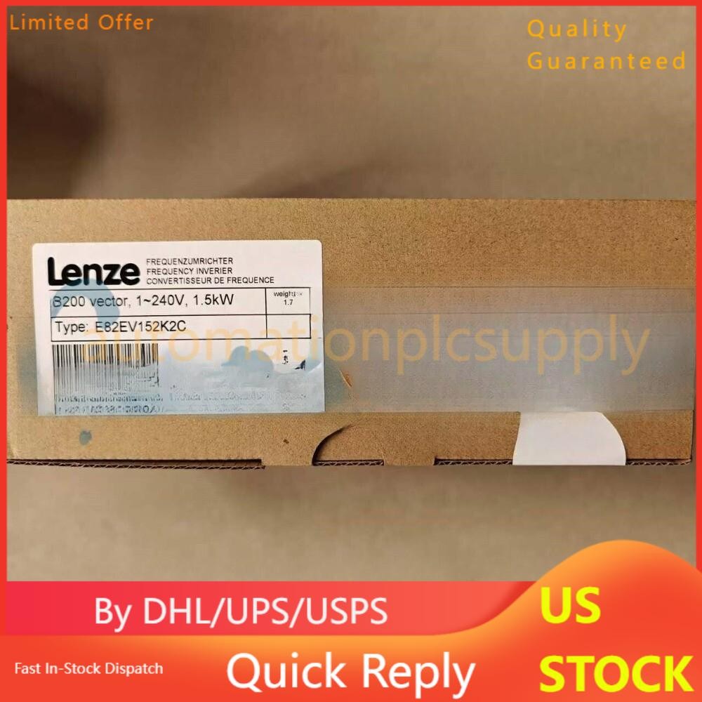 US Free TAX 1PC NEW LENZE E82EV152K2C E82EV152K-2C LENZE FREQUENCY INVERTER