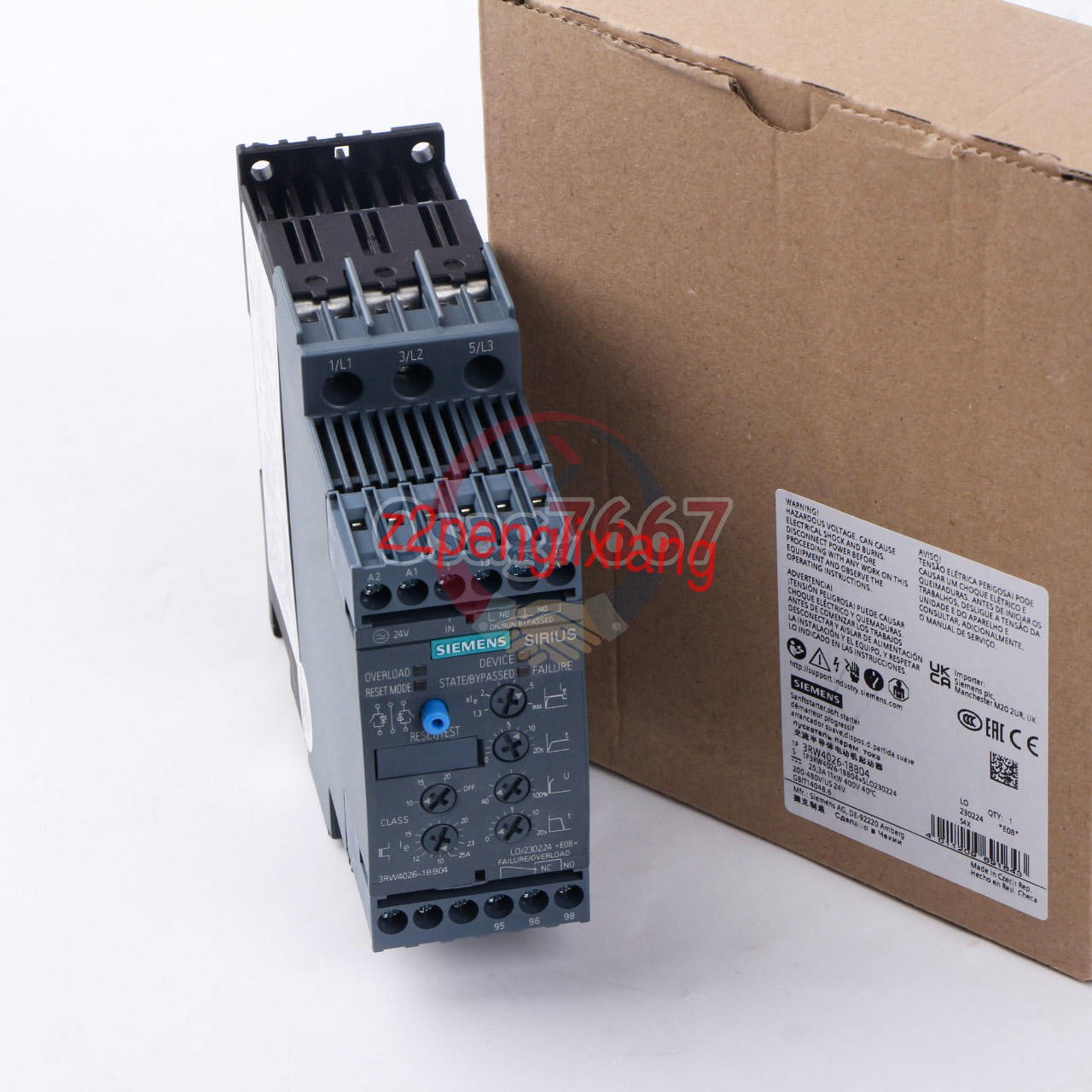 ONE NEW 3RW4026-1BB04 Siemens Soft Starter 3RW 4026-1BB04