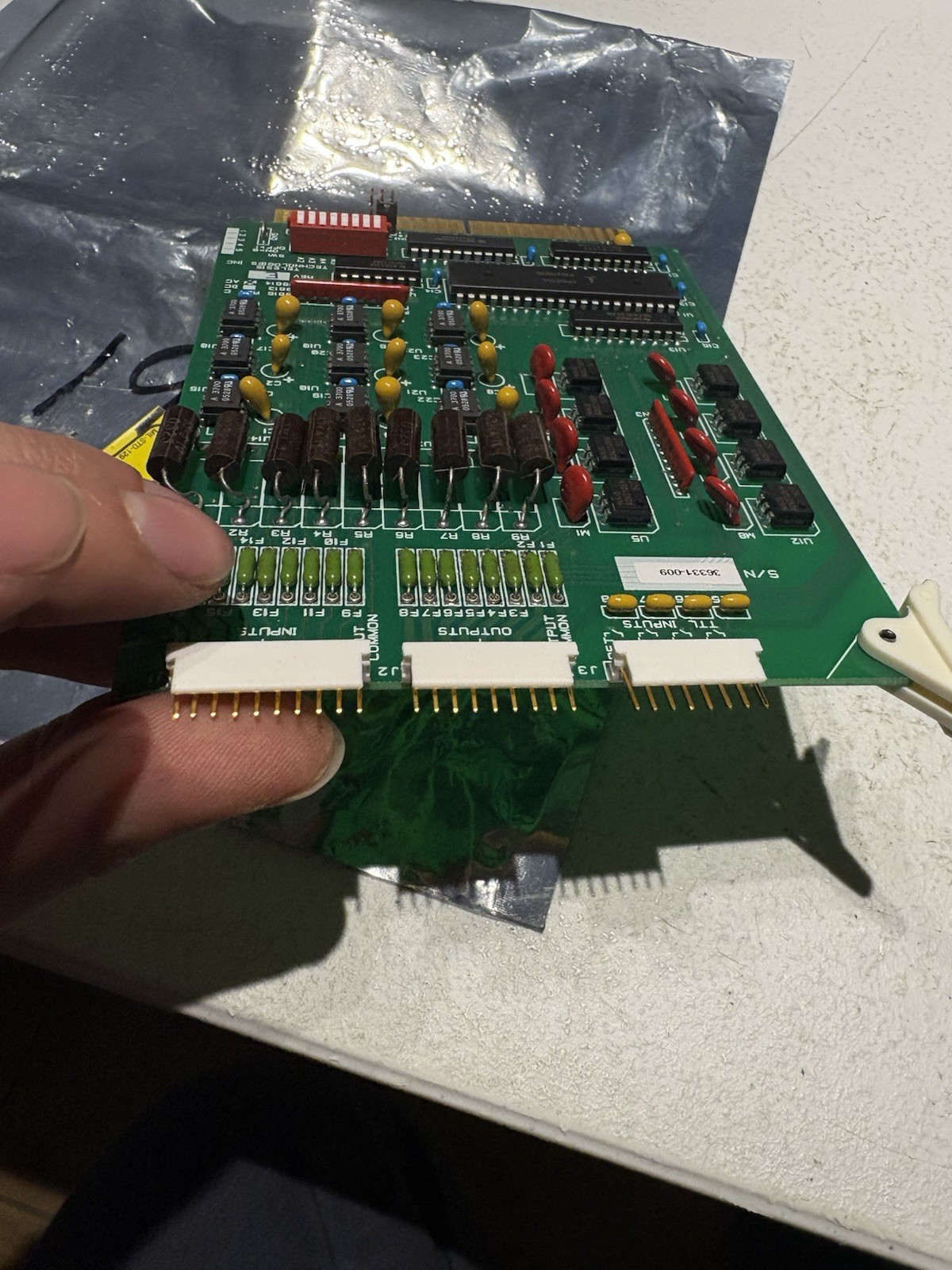 TELESIS TECHNOLOGIES BOARD# ASSY# 19614 AC REV. E NEW-NO BOX 19614