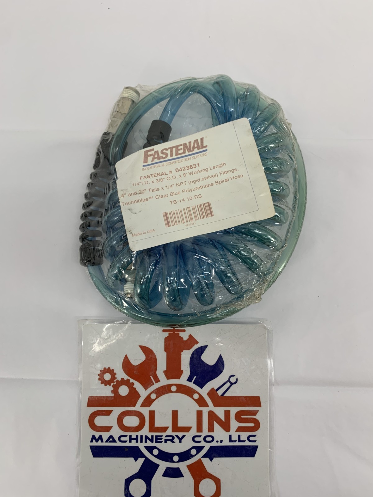 ATP TB-14-10-RS Techniblue Polyurethane Spiral Hose 1/4″ ID x 3/8″ OD 10′ L